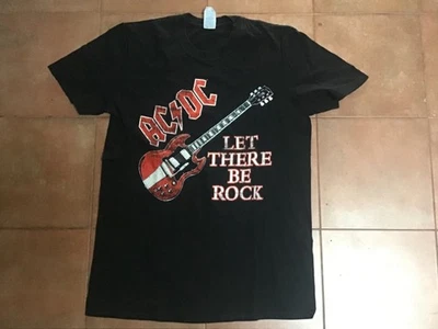 tee shirt AC/DC LET THERE BE ROCK taille M. Rock’n roll musique - Photo 1/4