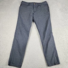 Lululemon Pants Mens 31 Blue ABC Skinny Tech Canvas Athleisure