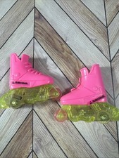 Barbie pink rollerblades