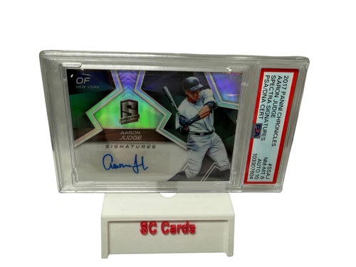 Aaron Judge 2017 Panini Chronicles Spectra Auto RC /199 #SSAJ PSA 8, PSA 10