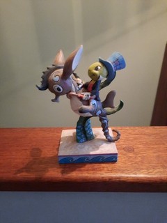 Disney Traditions Jim Shore Figurine Jimini Cricket 'Horsing Around'