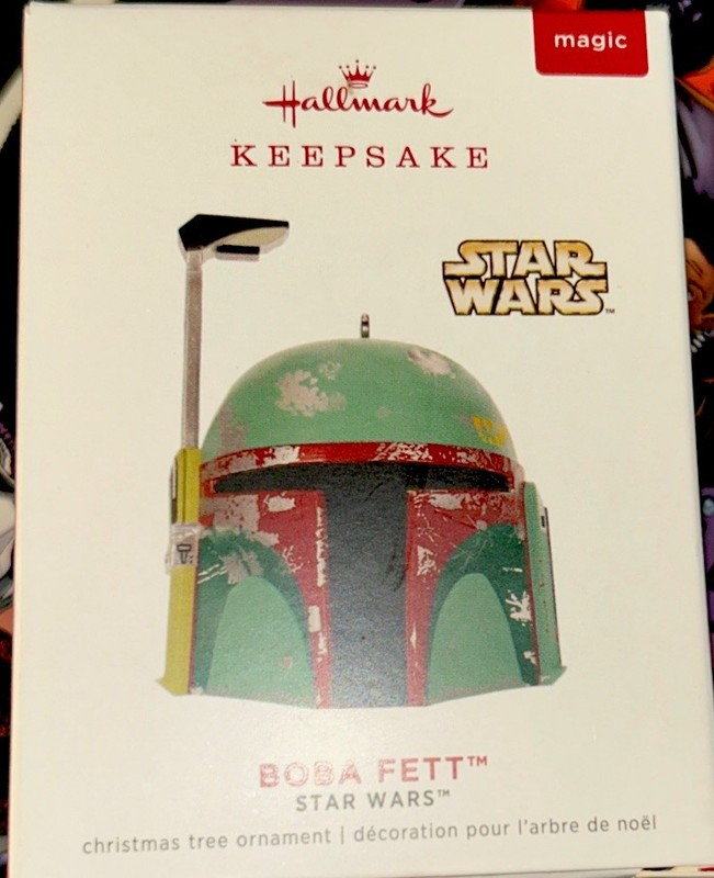 2019 Star Wars BOBA FETT Keepsake Magic Hallmark Ornament NIB New in Box