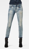 G-Star, Damen, Jeans, Skinny, 3301 Mid Skinny Rp Ankle Wmn, Blau, W27 L32