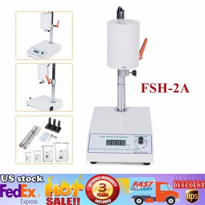 High Speed Homogenizer Lab Mixer Disperser 8000 to 22000RPM Emulsifying Machine