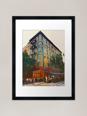 Freundes Wohnung in New York Rahmen gerahmtes Wandbild Poster Leinwanddruck Bild