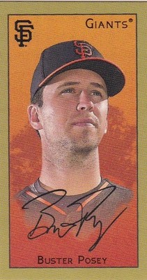 BUSTER POSEY TOPPS T205 205 MINI BASE CARD SAN FRANCISCO GIANTS 2025 25