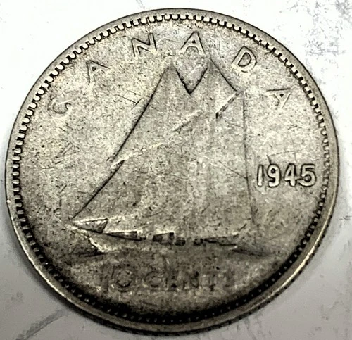 # C9179   CANADA    COIN,    10 CENTS    1945