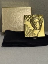 Estee Lauder Golden Age Pressed Powder and Mirror Compact