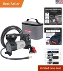 Automatic Shut-Off 12V Tire Pump - Heavy-Duty Digital Compressor for On/Off Road