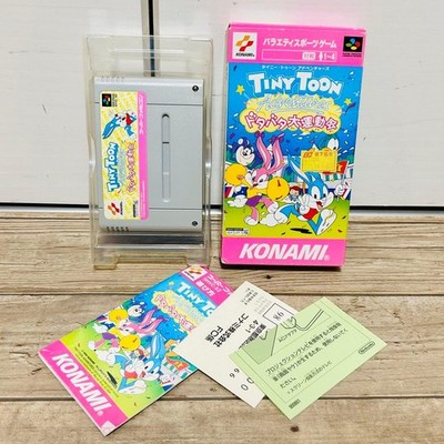 Nintendo Super Famicom SFC Tiny Toons Adventures Sports Day Box getestet Japan