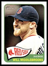 Will Middlebrooks 2014 Topps Heritage #289 Red Sox MLB READ FREE SHIPPING