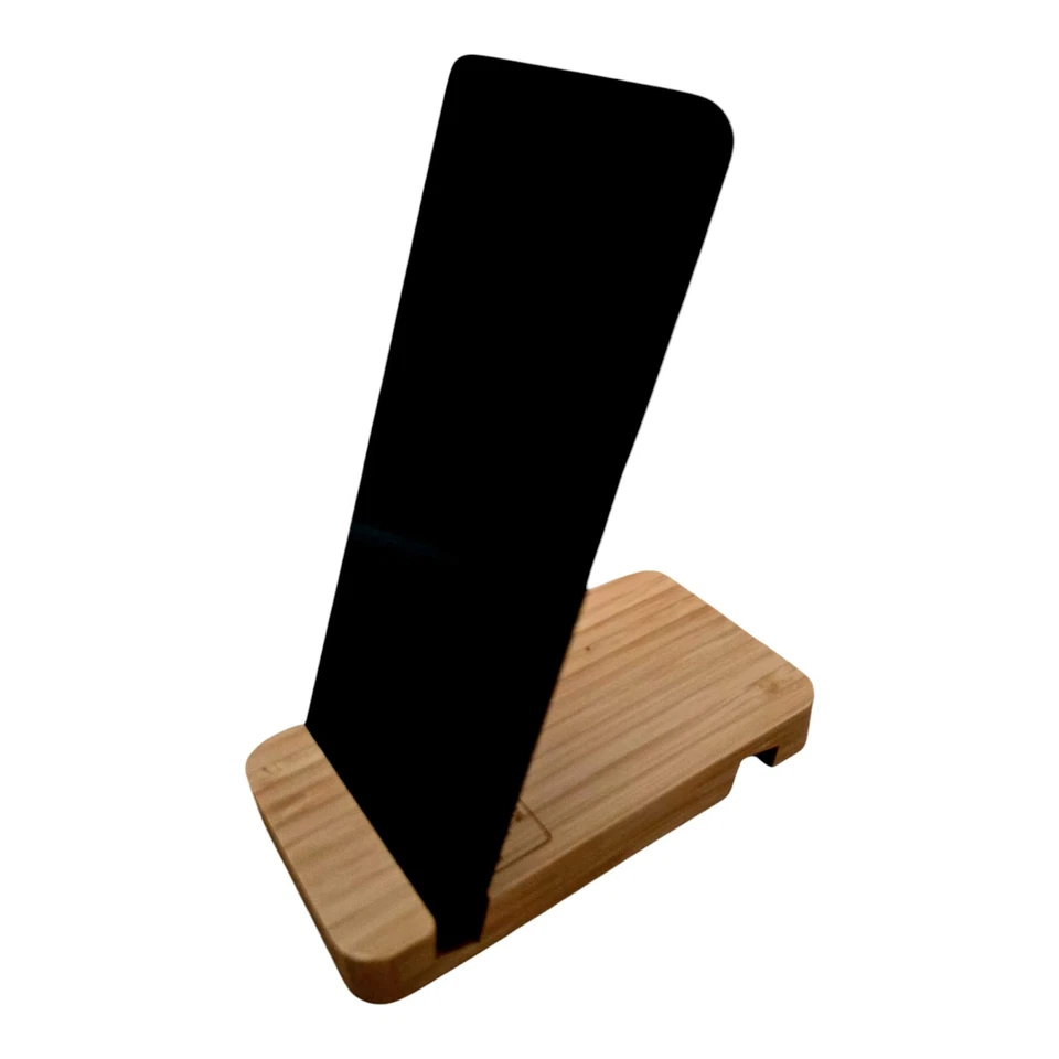 Tablet-Ständer Handyhalter Halter für Smartphone, iPad, Tablet-PC aus BAMBUSHOLZ - Bild 2 von 2