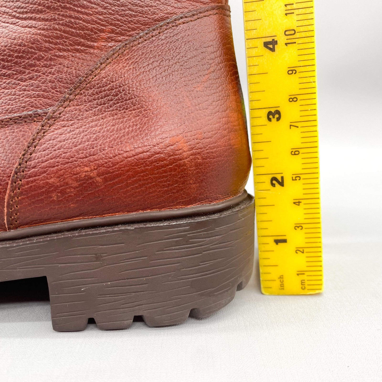 SAOLA Scarpa stivali Alegria donna 37 7 Shera pelle marrone castagno suola comoda zip