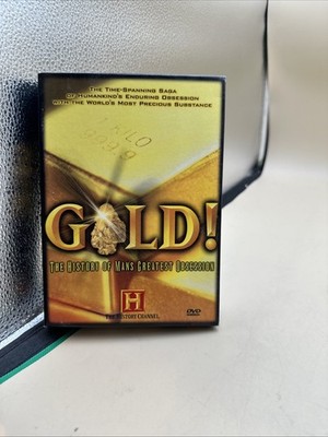 #N48- Gold! The History Of Man's Greatest Obsession 2 DVD  Box Set 2001