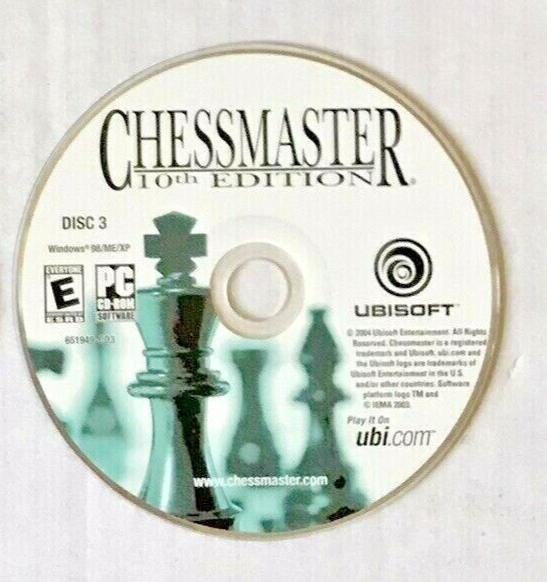 Chessmaster 10th Edition Teacher Mentor Ultimate Opponent PC 3 Disc Set  ML200