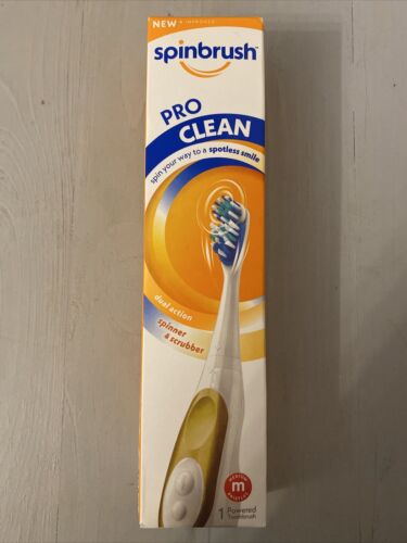 SPINBRUSH BATTERY OPERATED TOOTHBRUSH PRO CLEAN (BRAND NEW)