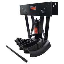 16T Manual Hydraulic Pipe Tube Bender Vertical/Horizontal Bending Machine w/8Die