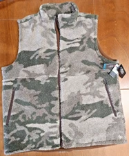 CABELAS Outfitter CAMO Berber Vest W/Polartec and Windbarrier By Zeek-L
