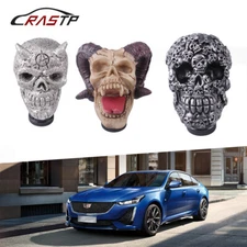 Skull Head Car Gear Shift Knobs Resin Gear Manual Transmission Shifter Lever