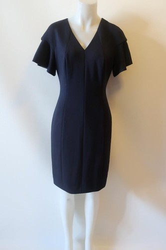 elie tahari navy dress