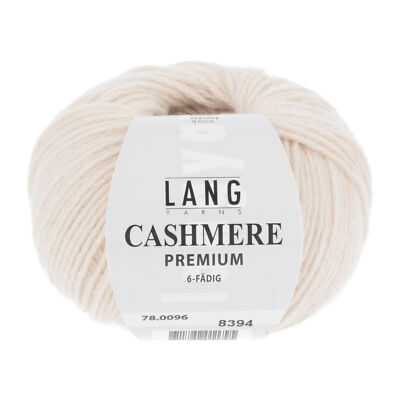 Lang Yarns Cashmere Premium 96 - LL 115m / 25g - Needle Size 3.5