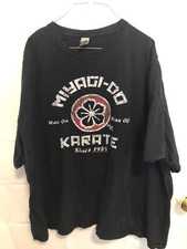Gildan Miyagi-Do T-Shirt Cotton Retro Karate Kid Cobra Kai 4x black tee shirt