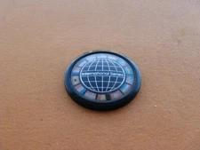 INTERNATIONAL SERIES GLOBE EMBLEM LOGO BADGE SIGN SYMBOL USED A38042
