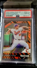 Spencer Strider  2020  Panini Prizm Draft Picks TIGER #PDP126 PSA 10 #/99