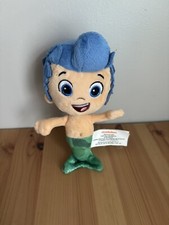 Bubble Guppies Gil Plush Nickelodeon 6 Blue Mermaid Boy Stuffed Animal Nick Jr