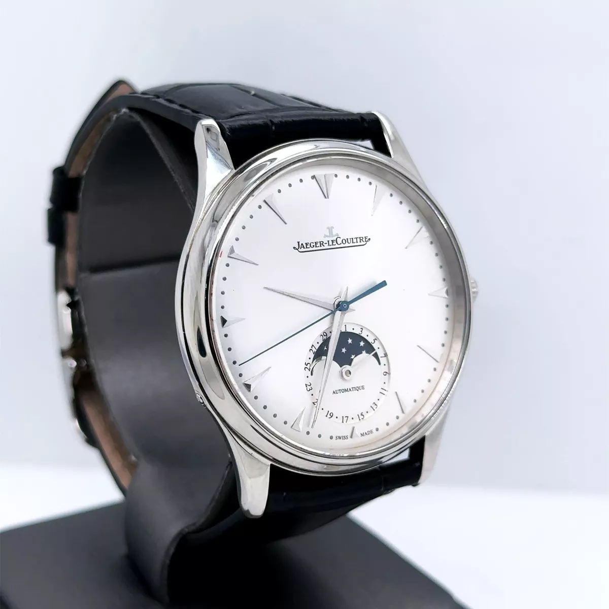 JLC JAEGER LECOULTRE Master Ultra Thin Moon 39 Q1368420 Silver 