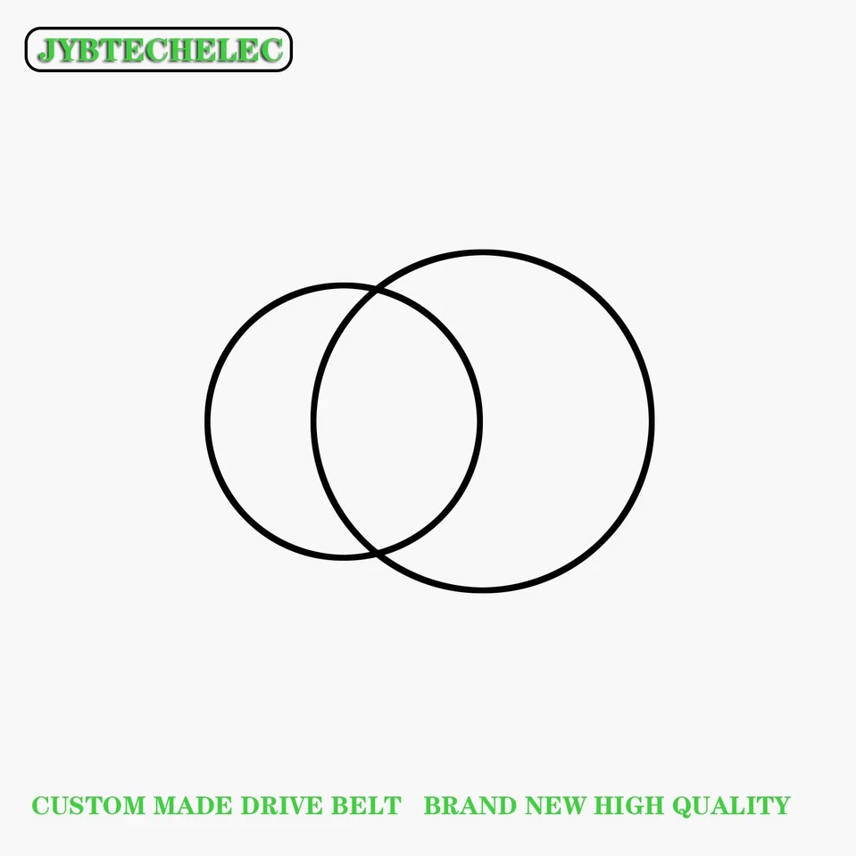 JYBTECHELEC Set of 2 belts for Sony TCM-16 TCM16 Walkman Cassette Player Recorder