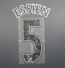 2007 - 2013 LEXTRA ESSIEN 5 NAMESET 258MM LEXTRA BLACK OFFICIAL SPORTING ID