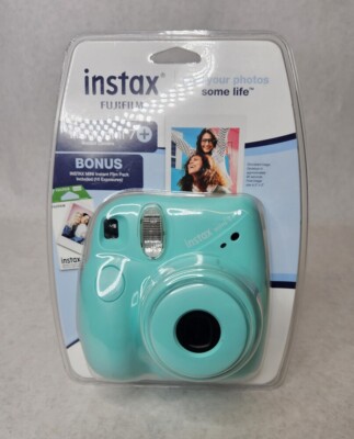 Fujifilm Instax Mini 7 Plus Light Blue Instance Camera New in Package