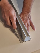 Heavy Duty Graphic Arts Safety Ruler w/ Stainless Steel Cutting Edge 25.5"