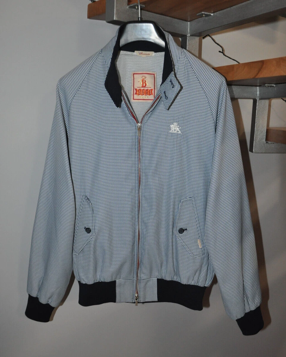 Mens checked shop harrington jacket