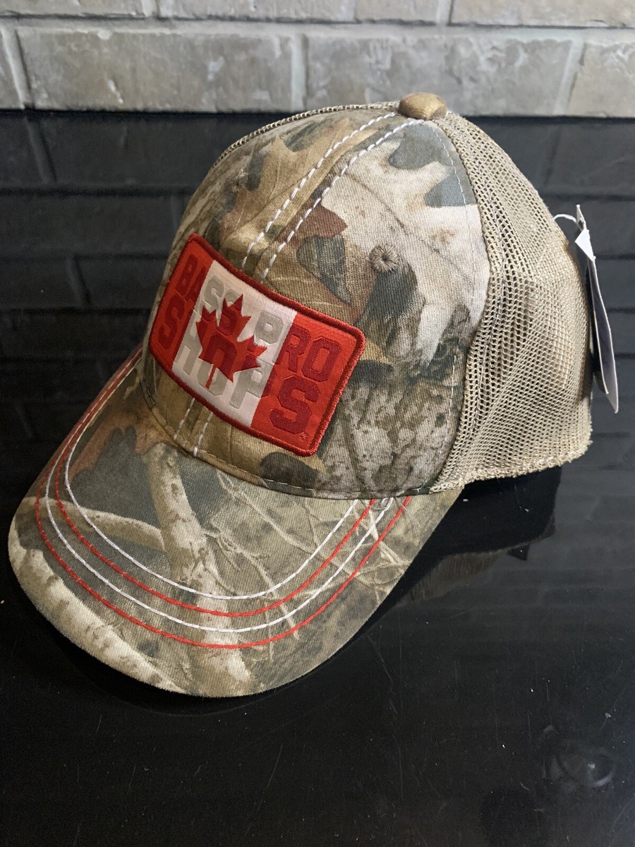 Bass Pro Shops Hat Mens Camo Snapback Camouflage Trucker Cap