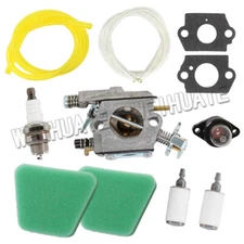 Carburetor For Poulan Woodshark Model 1950 Chainsaw with Air Filter Tune Up Kit