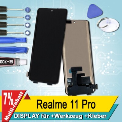 Display Für Oppo Realme 11 Pro Bildschirm OLED Schwarz+