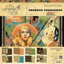 GRAPHIC 45 "VINTAGE HOLLYWOOD" BUNDLE W/ STAMP SETS 1,2,3  HTF SCRAPJACK'S PLACE