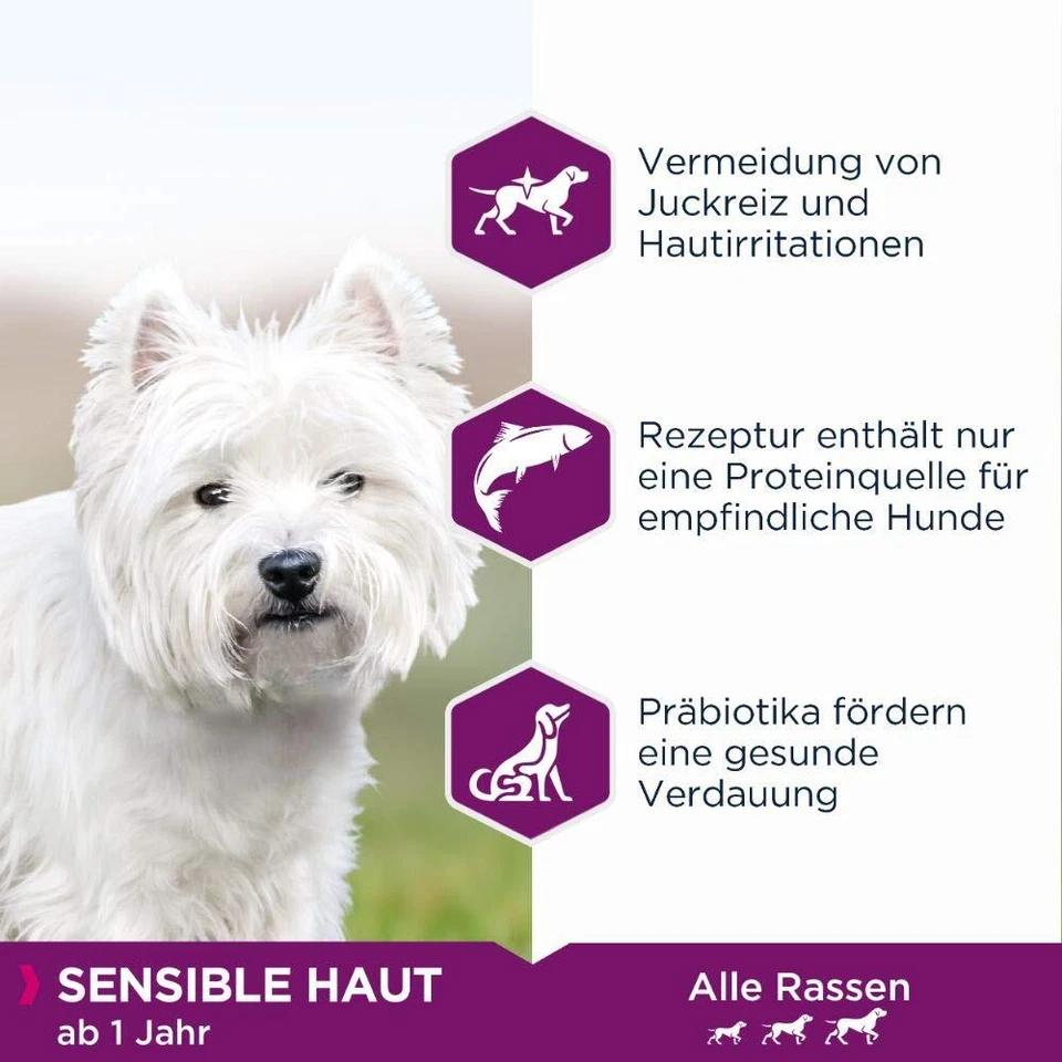 Daily Care Sensitive Skin Hundefutter - Trockenfutter für Hunde mit sensibler... - Bild 3 von 4