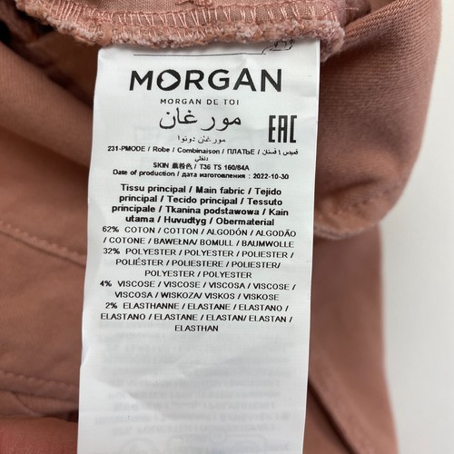 MORGAN DE TOI Mujer Rosa Polvoriento Manga Larga Mono Talla Eu 36 GB 8 US 4 - Imagen 6 de 13