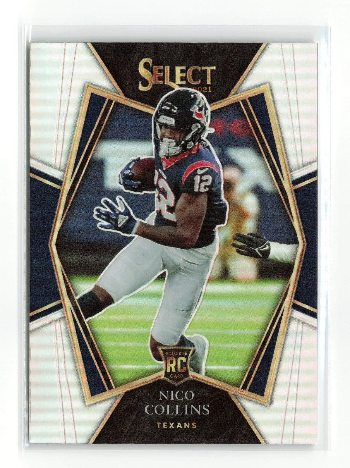 NICO COLLINS #169 2021 PANINI SELECT TEXANS RC SILVER