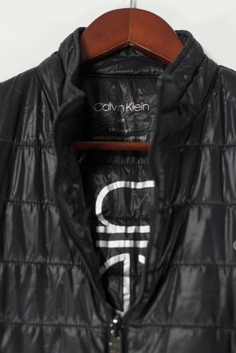 Calvin Klein Women's Size Small Black Jacket Water Resistant Short Puffer Coat - Picture 2 of 5