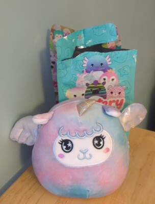 Squishmallows Winona The Llama Pegacorn Pink And Blue 5'' Mystery Squad