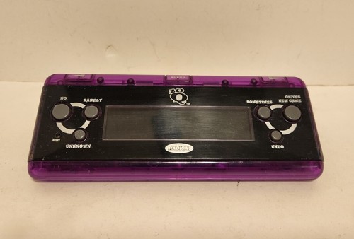 Radica 20 Questions PURPLE 2005 Big Screen Electronic Handheld Game 20Q Working
