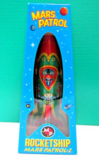 MARS PATROL-2 ROCKETSHIP FRICTION POWERED TIN ACTION TOY - 2007 - NIB