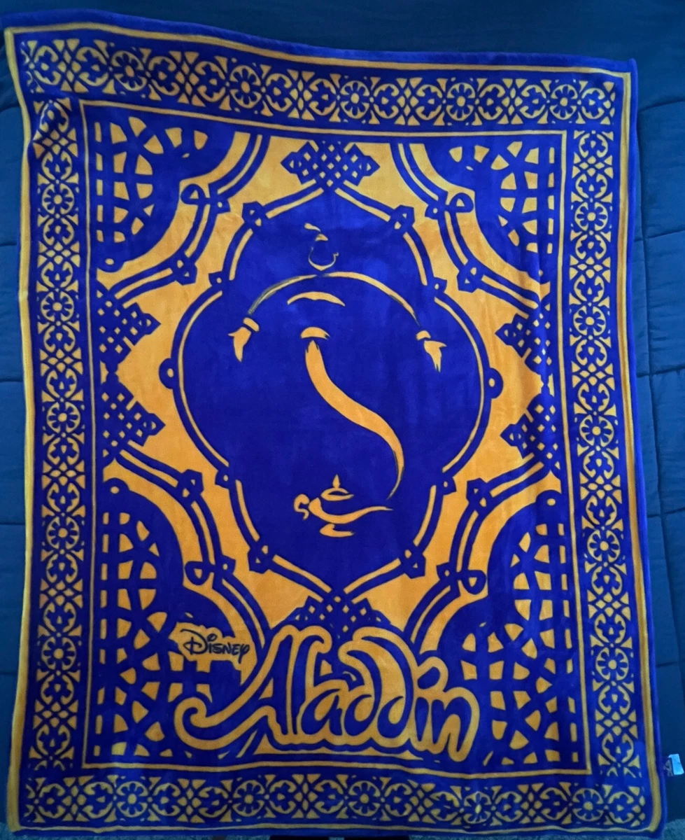 Disney Aladdin The Musical Fleece Blanket 48 X 60 Super Soft Throw