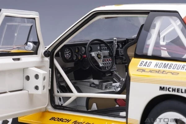 AUTOART 1/18 - 88602 - AUDI Quattro S1 LWB Rallye Montecarlo 1986 Mikkola #6 - Immagine 3 di 4