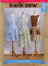 Kwik Sew K4281 Misses Aprons Sewing Pattern Uncut