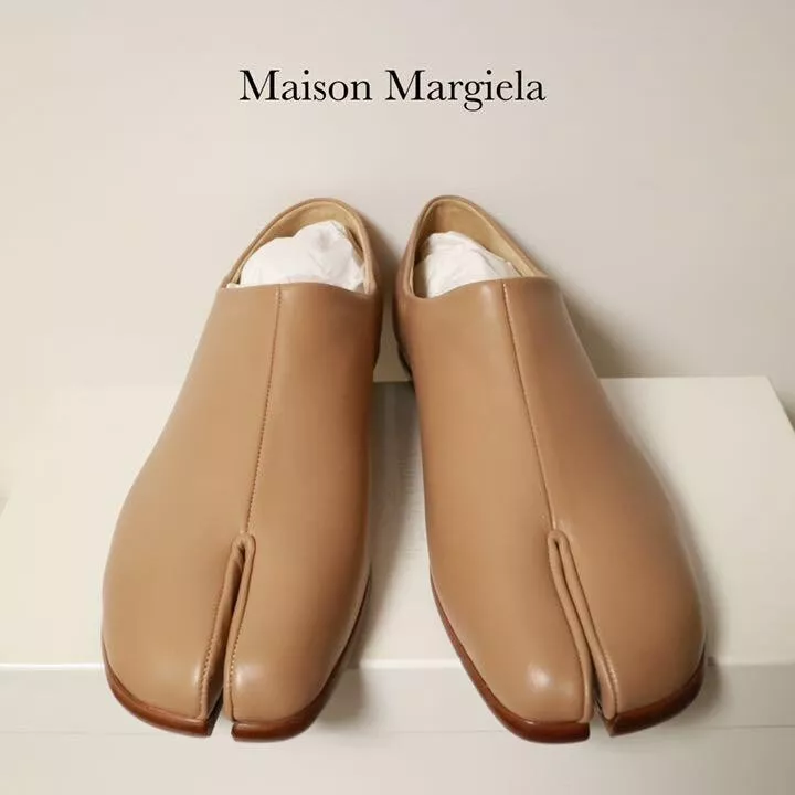 Maison Margiela 22 Tabi slip-on Loafers Boots Size 44 Beige New From Japan